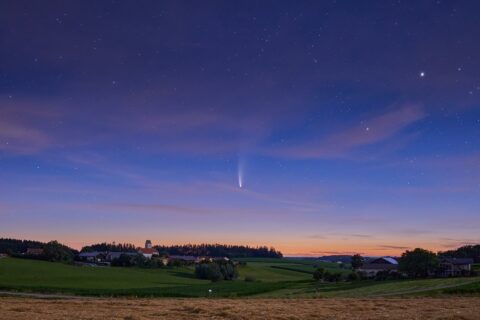 Komet Neowise über Ecking
