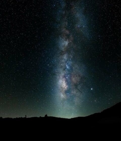 Nachthimmel über Teneriffa