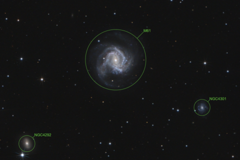 M61 (NGC 4303) Spiralgalaxis