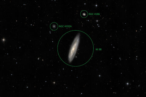 M98 (NGC 4192) Spiralgalaxie