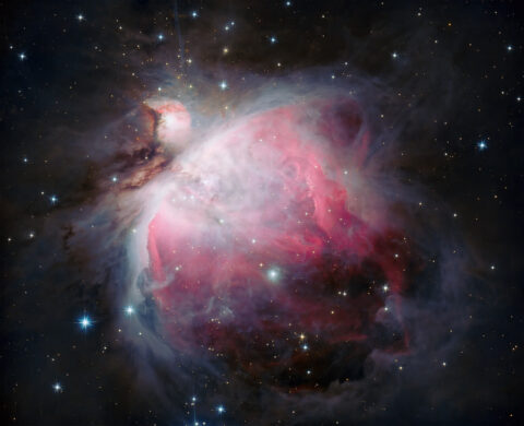 M42 Orionnebel und M43 De Marianis Nebel