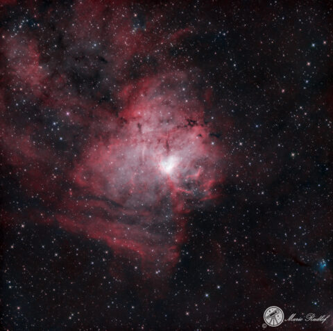 NGC 1491 Fossilien Fussabdruck Nebel